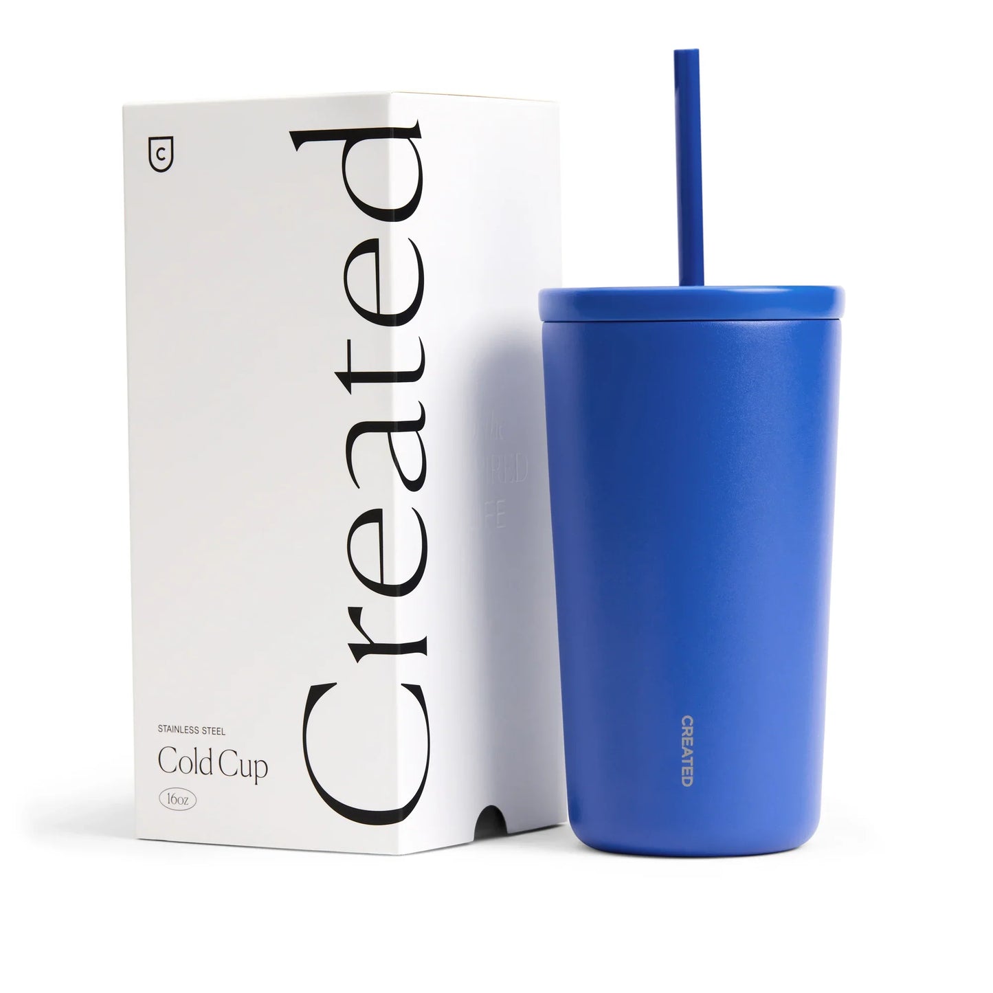 Created 16oz Cold Cup -Royal Blue