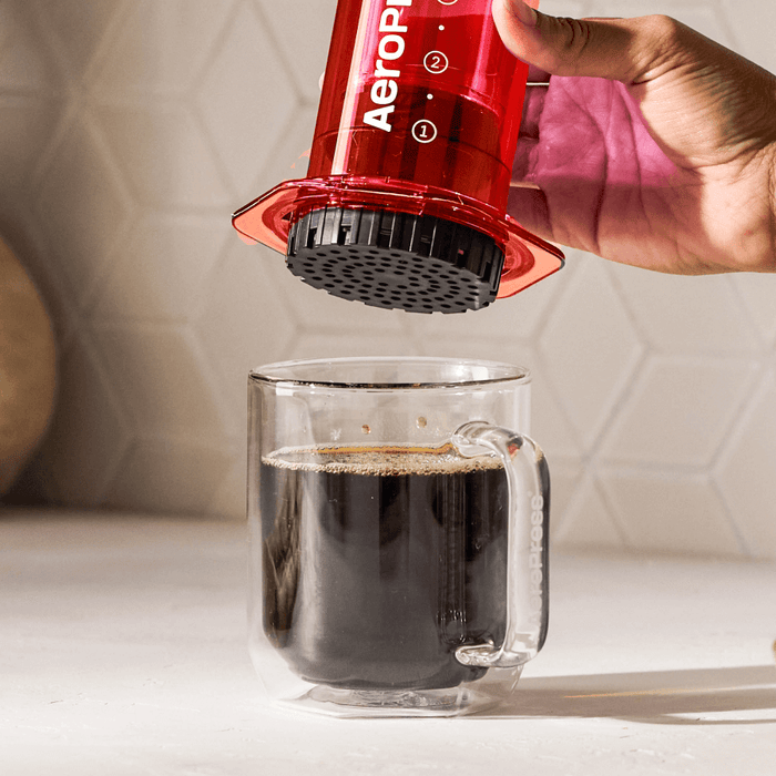 AeroPress Coffee Maker - Red