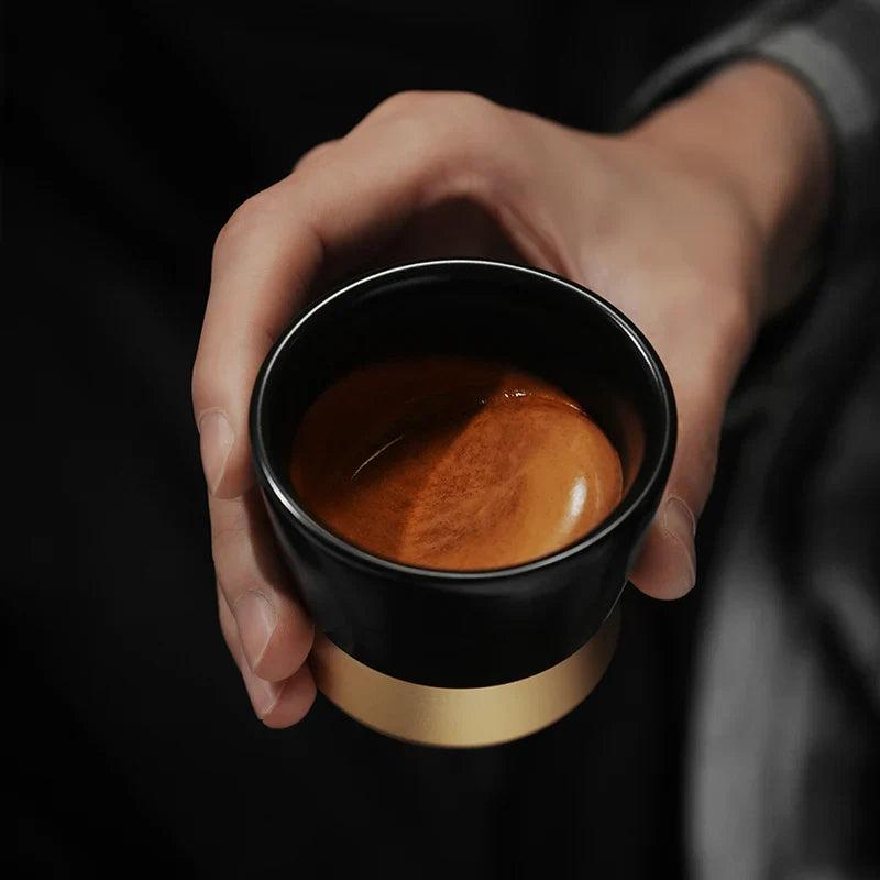 MHW-3BOMBER CERA SERIES CERAMIC CUP BLACK 80ml