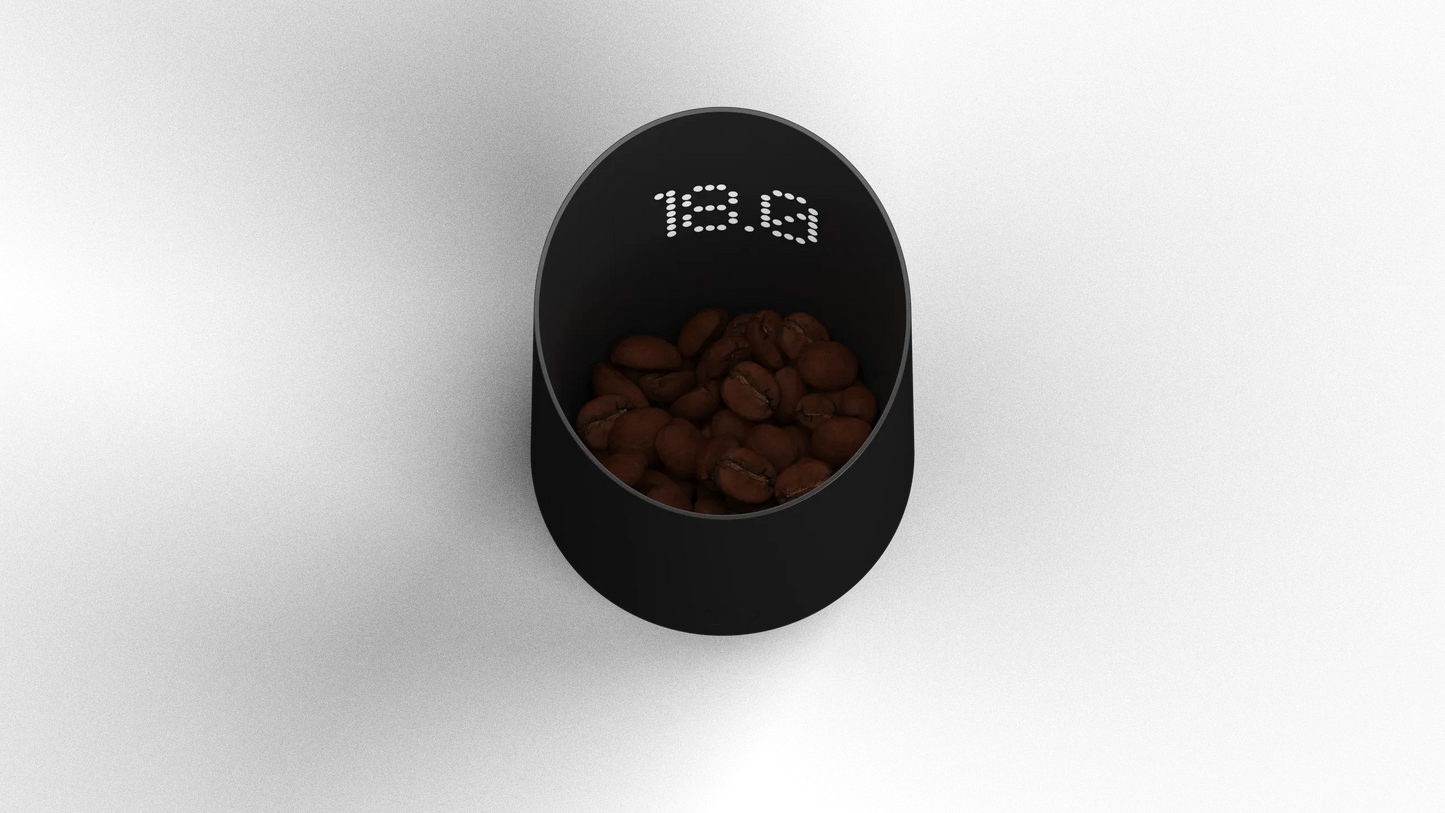 SUBMINIMAL SUBSCALE DIGITAL COFFEE DOSING CUP