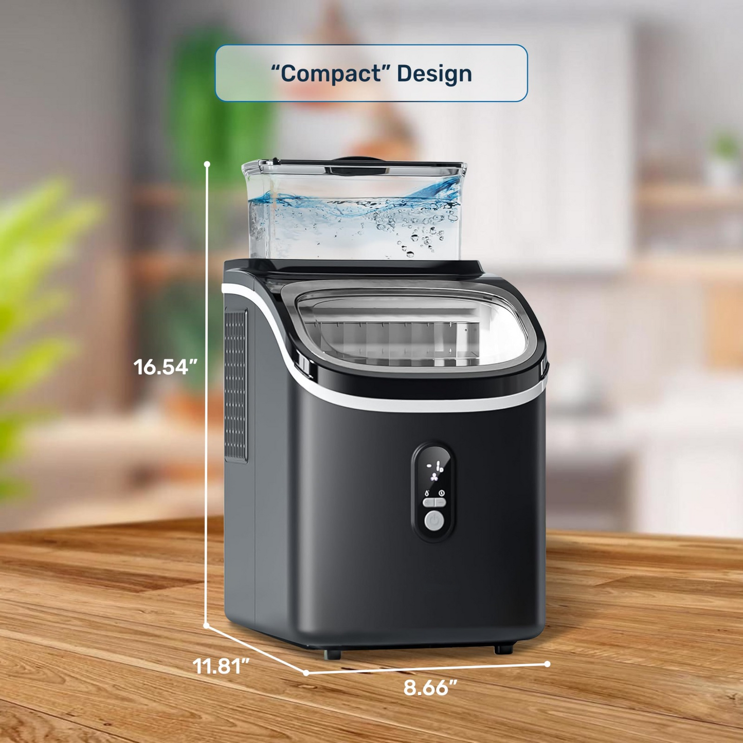 Almenhaz ِCountertop Clear Ice Maker