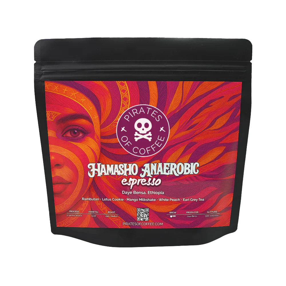 DAYE BENSA HAMASHO ANAEROBIC ESPRESSO: ETHIOPIA ANAEROBIC NATURAL | pirates of coffee