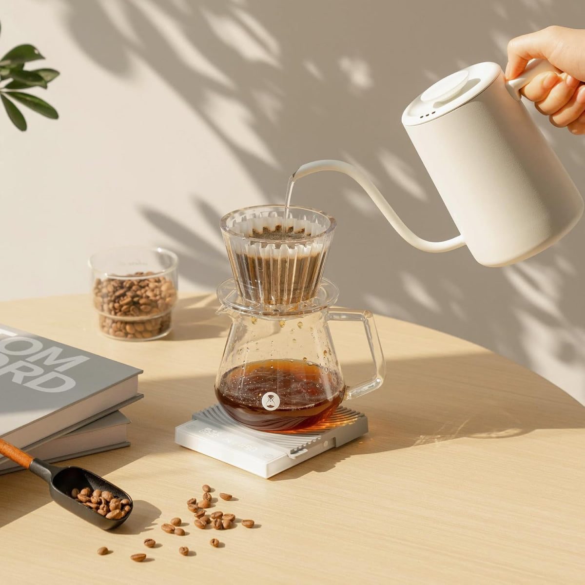 TIMEMORE Coffee Scale with Timer Basic Mini White