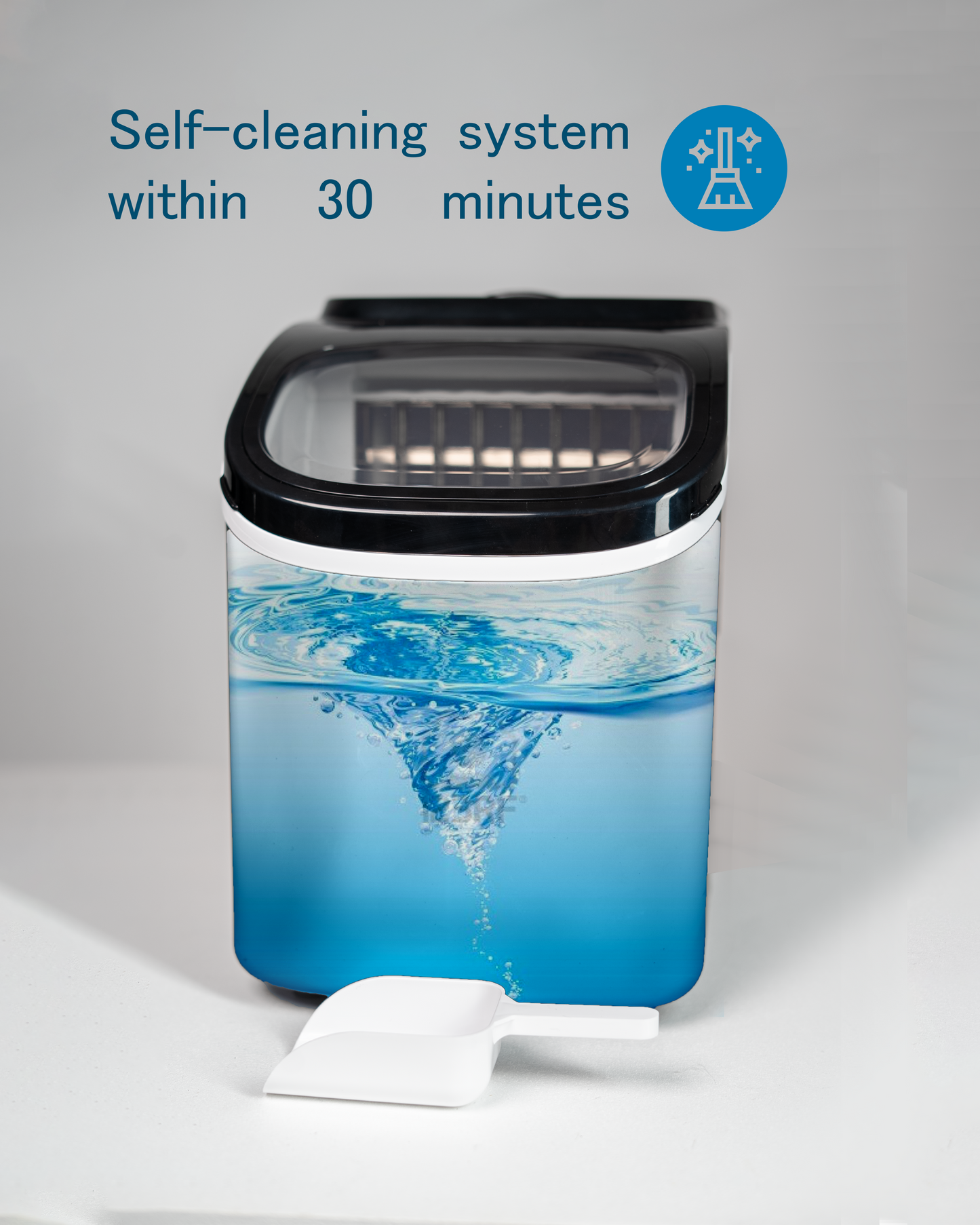 Almenhaz ِCountertop Clear Ice Maker