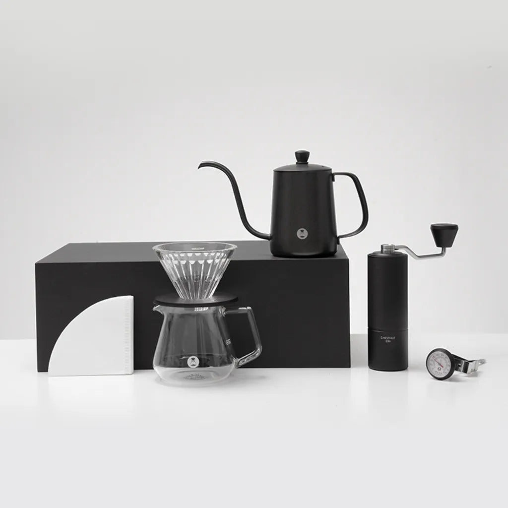 TIMEMORE C3s Pourover Set Gift Box Black (v60 kit)