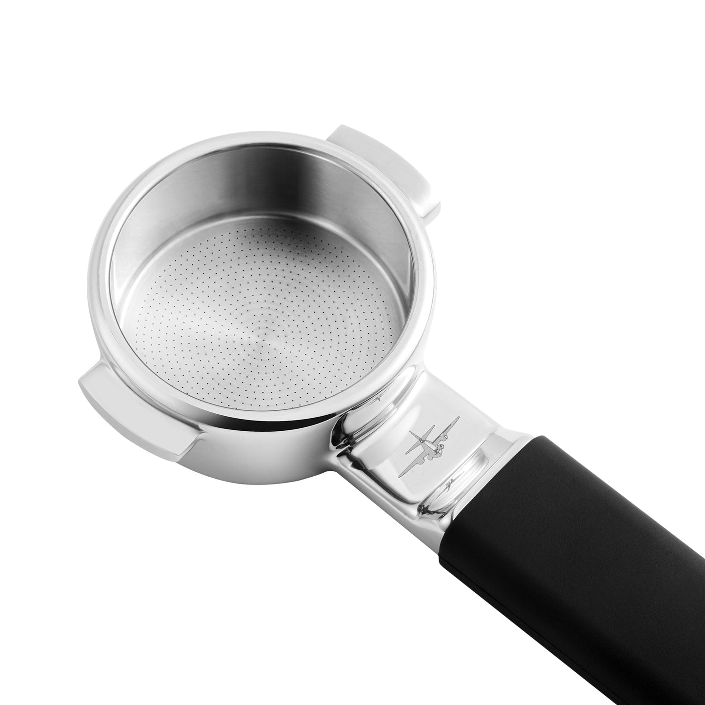 MHW-3BOMBER YU SERIES UNIBODY BOTTOMLESS PORTAFILTER With 891 precision filter holes to enhance extraction efficiency