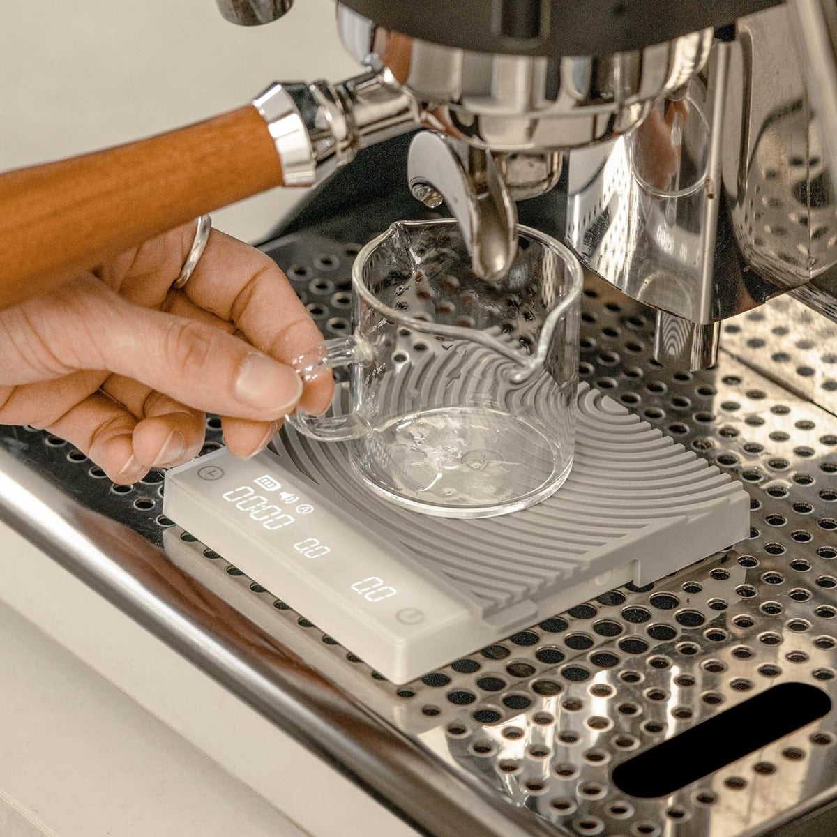 TIMEMORE Coffee Scale with Timer Basic Mini White