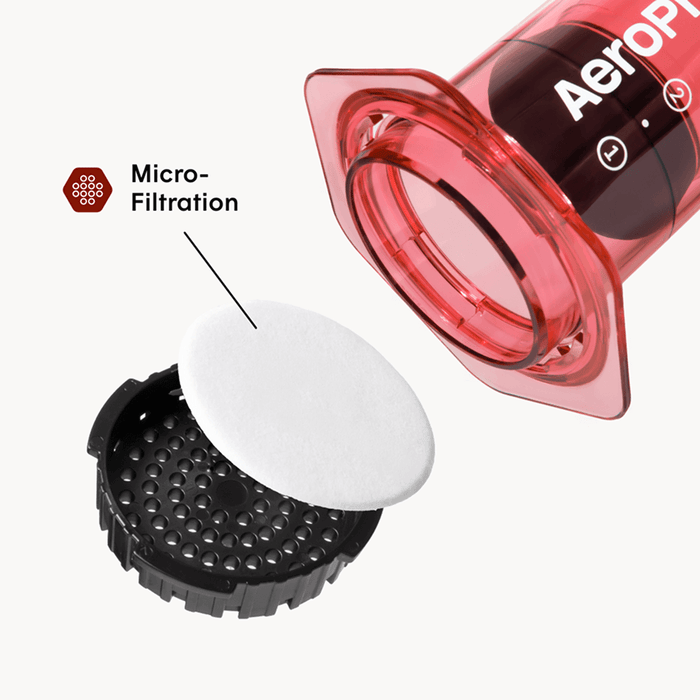 AeroPress Coffee Maker - Red
