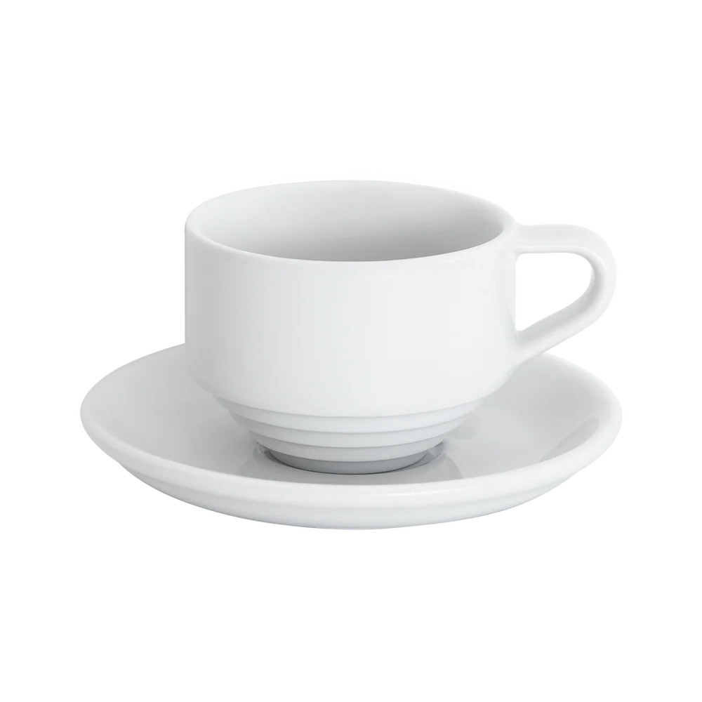 LOVERAMICS -Deco |165ml Flat White Cup and 13cm Shared Saucer