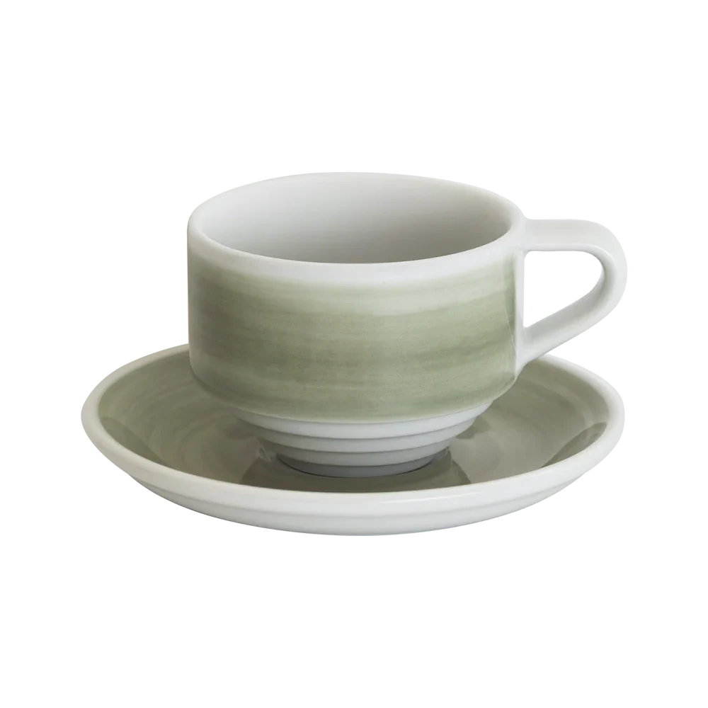 LOVERAMICS -Deco |165ml Flat White Cup and 13cm Shared Saucer