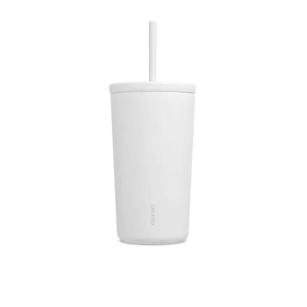 Created16oz كوب بارد - أبيض