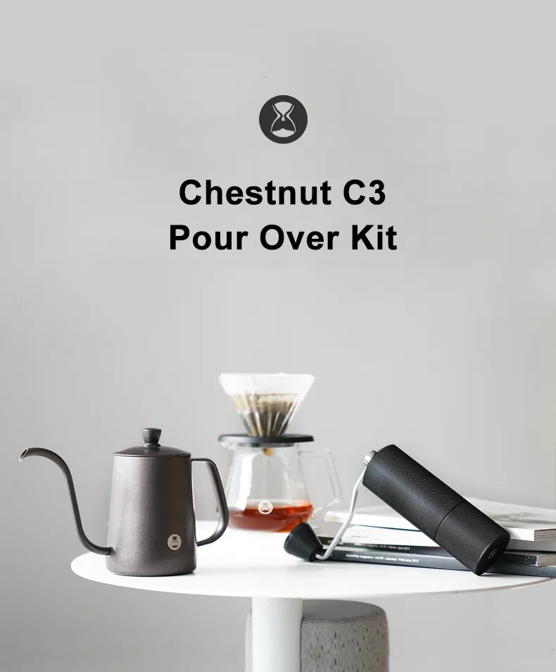 TIMEMORE C3s Pourover Set Gift Box Black (v60 kit)