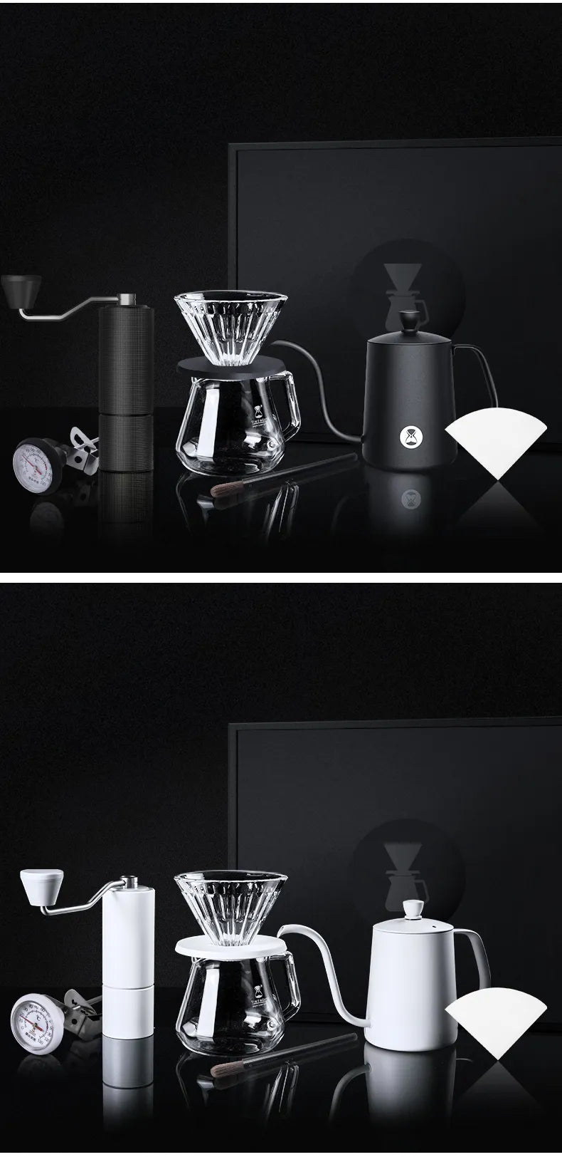 TIMEMORE C3s Pourover Set Gift Box Black (v60 kit)