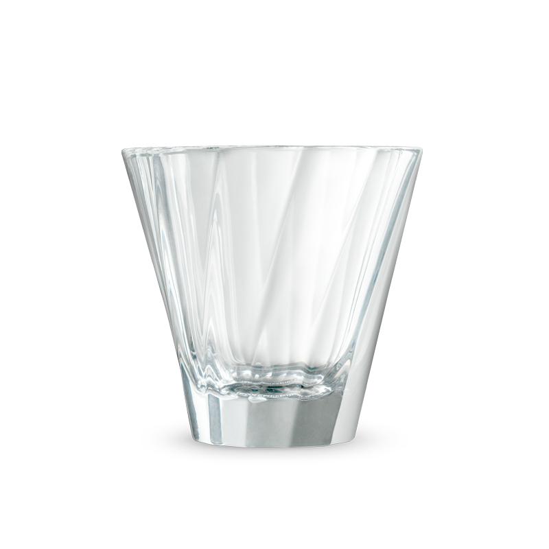 URBAN GLASS 180ML TWISTED CAPPUCCINO GLASS (CLEAR)