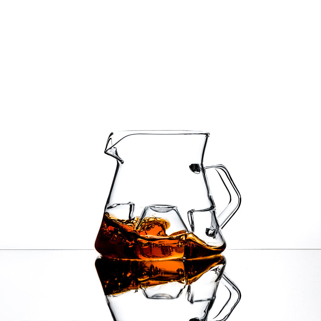 ICOSA Cyclone Carafe Small - 440ml-Clear