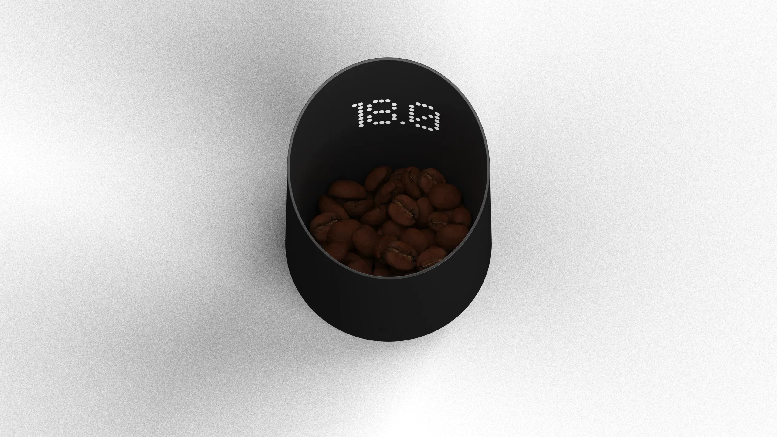 SUBMINIMAL SUBSCALE DIGITAL COFFEE DOSING CUP