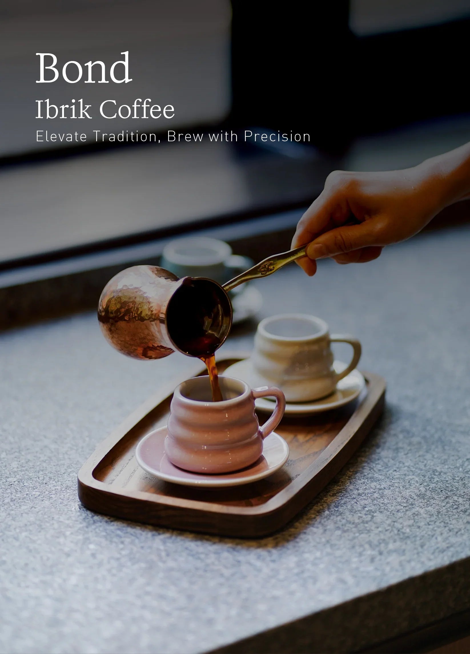 LOVERAMICS Bond Ibrik 110ml Coffee Cup and Saucer - Pink