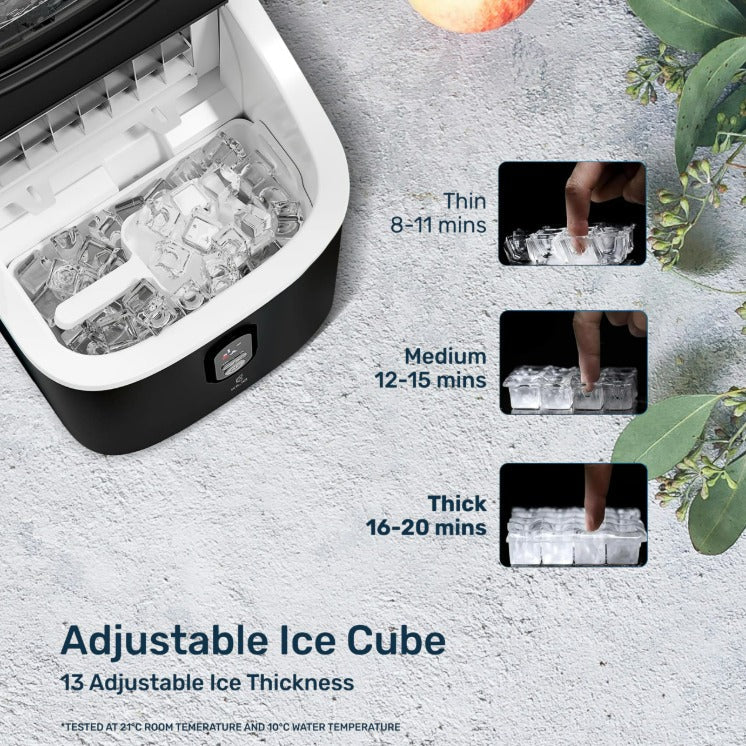 Almenhaz ِCountertop Clear Ice Maker