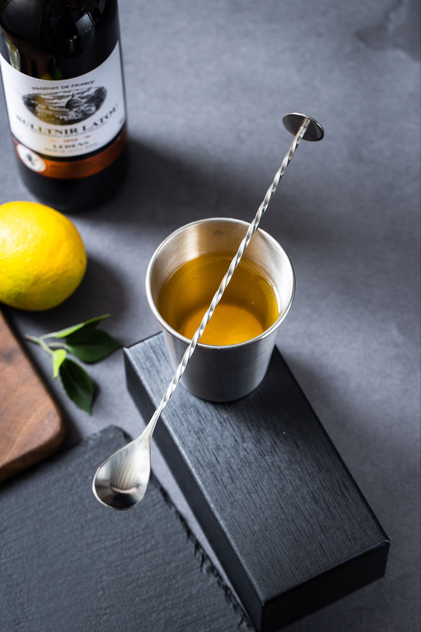 Stainless Steel Cocktail Mixing Spoon – 27cm Twisted Handle